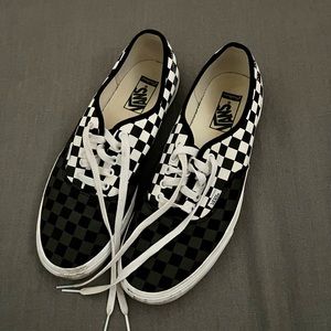 Custom Checkered Vans